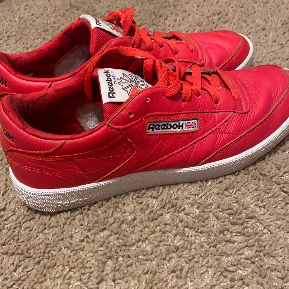 Red Reebok’s size: 12